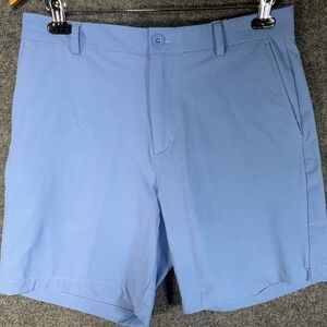 Vineyard Vines On-The-Go Short Mens 33 Blue Stretch Performance Golf Casual